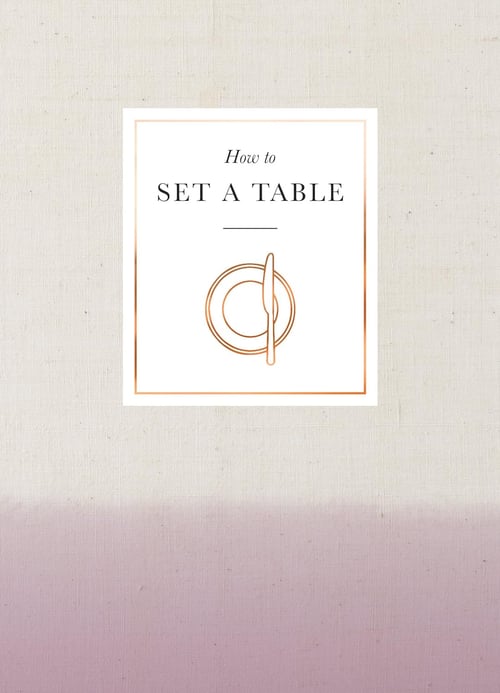 Cover for How to Set a Table